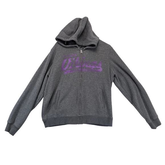 NFL Minnesota Vikings Full Zip Hoodie Jacket Women's XL Team Apparel Football - Picture 1 of 10